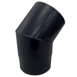 Coude à 45° Tubest noir mat 1,2 mm