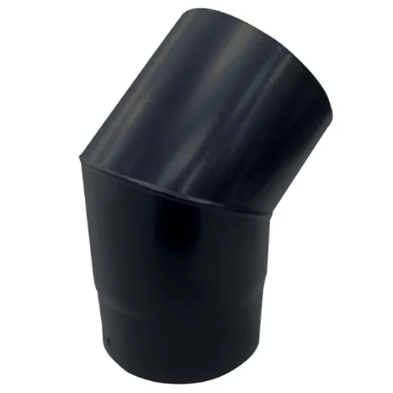 Coude à 45° Tubest noir mat 1,2 mm