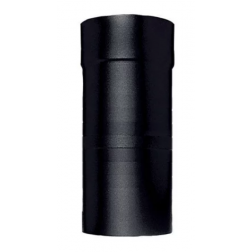 Rallonge tuyau émaillé noir mat Tubest 60-250mm épaisseur 1,2 mm