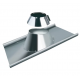 Solin toit avec embase plomb pente 5 /30° et collet anti pluie
