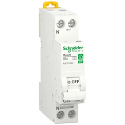 Disjoncteur modulaire Schneider Resi9 peignable 1P N 32A courbe C - R9PFC632