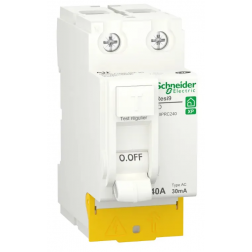 Interrupteur différentiel Schneider Resi9 peignable 2P 40A Type AC - R9PRC240