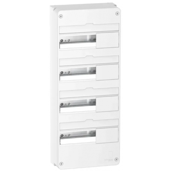 Tableau électrique nu 4 rangées de 13 modules Schneider Resi9 - R9H13404