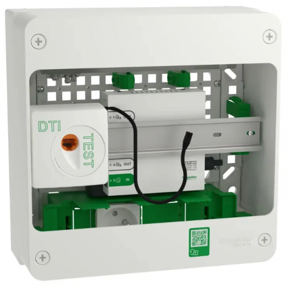 Coffret de communication connect Grade 3TV 4RJ45 Schneider Resi9 - R9H13401VDIXS