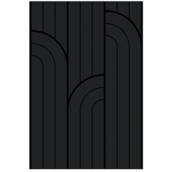Plaque protection murale ORSAY acier noir givré Dixneuf - 027.10759.82N3