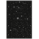 Plaque protect MURALE VOIE LACTEE acier Noir Givré Dixneuf 81.3 x 120,4 x 2.8 cm