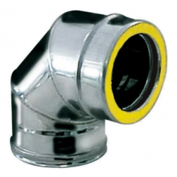 Coude 90° double paroi isolé Tubest