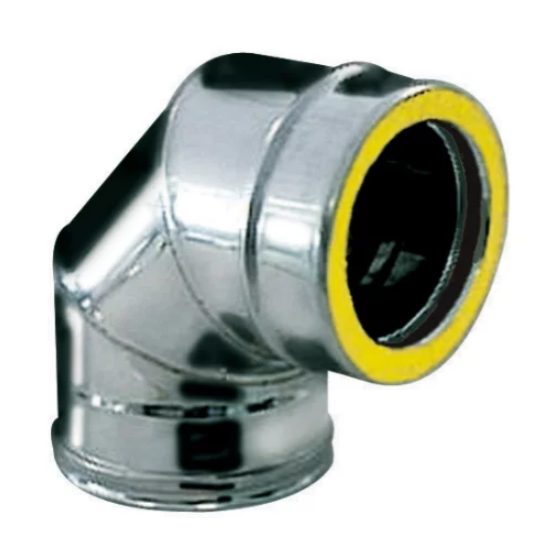 Coude 90° double paroi isolé Tubest