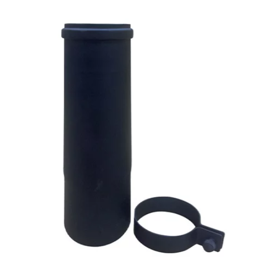 Rallonge télescopique 60 mm - 180 mm noir mat 1.2 mm Tubest