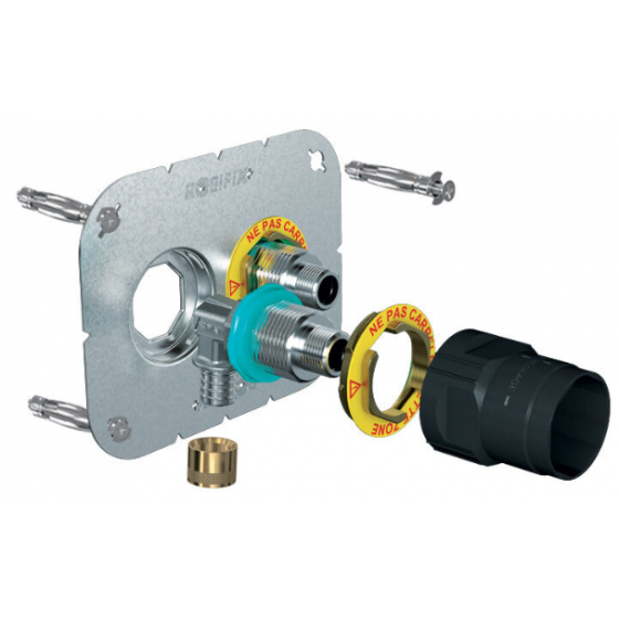 Sortie de cloison PER à glissement Watts Robifix entraxe 50 mm