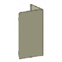 Revêtement inférieur droite blanc n°121 pour Edilkamin BLADE 433950 - R1060840