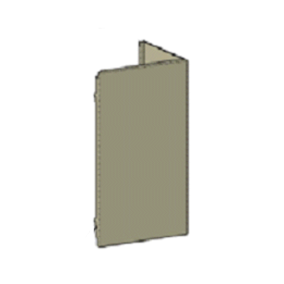 Revêtement inférieur droite blanc n°121 pour Edilkamin BLADE 433950 - R1060840