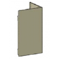 Revêtement supérieur droit blanc n°123 pour Edilkamin BLADE 433950 - R1060860