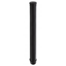 Tuyau évacuation des fumées Ø 80 noir mat Tubest