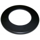 Rosace ronde 2mm Tubest noir mat