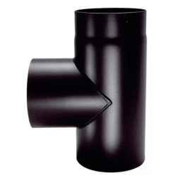 Té émaillé Epaisseur 1 mm Noir Mat