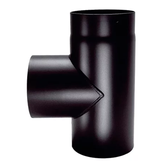 Té émaillé Epaisseur 1 mm Noir Mat