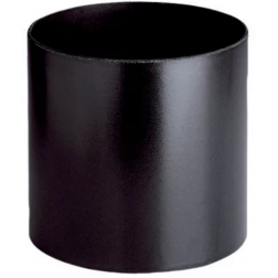 Raccord femelle-femelle émaillé noir mat 1,2 mm Tubest