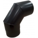 Coude 90° Tubest noir mat 1.2mm