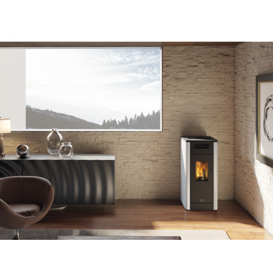 Poêle à granulés Edilkamin étanche EK63 Metro 110 plus Evo