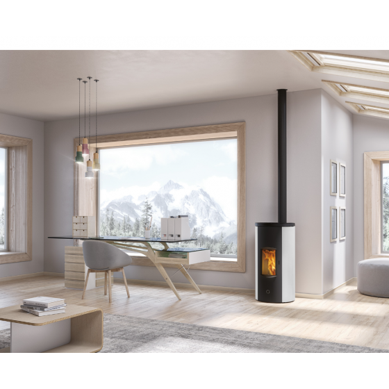 Poêle à granulés Edilkamin étanche EK63 Like 80 sortie haut
