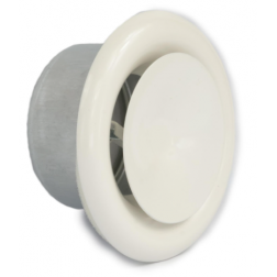 Bouche de soufflage métallique blanc