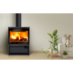 Poêle à bois acier Lacunza Roma 700 7 Kw