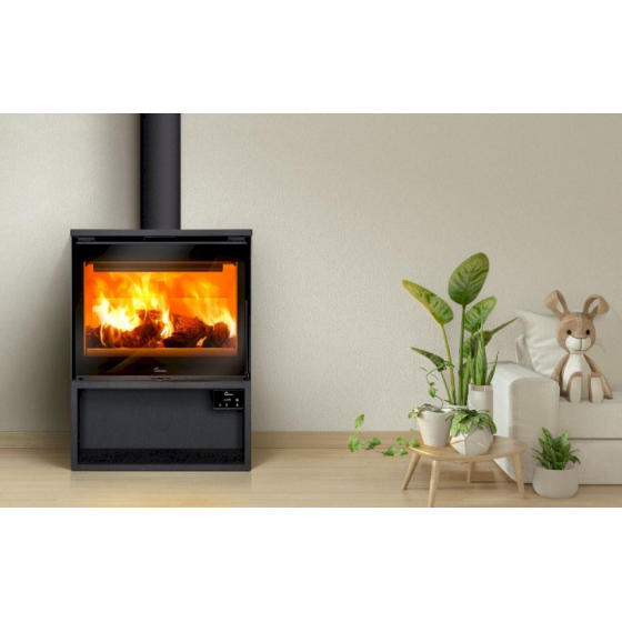 Poêle à bois acier Lacunza Roma 700 7 Kw