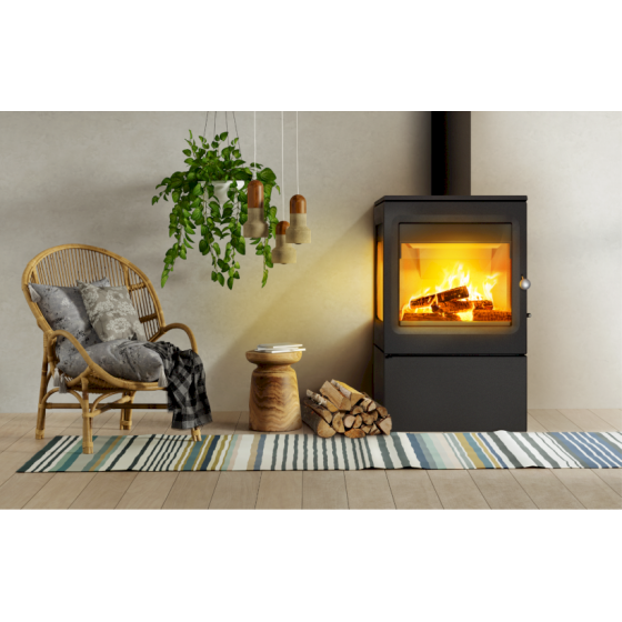 Poêle à bois fonte Lacunza Garde 7.5 Kw