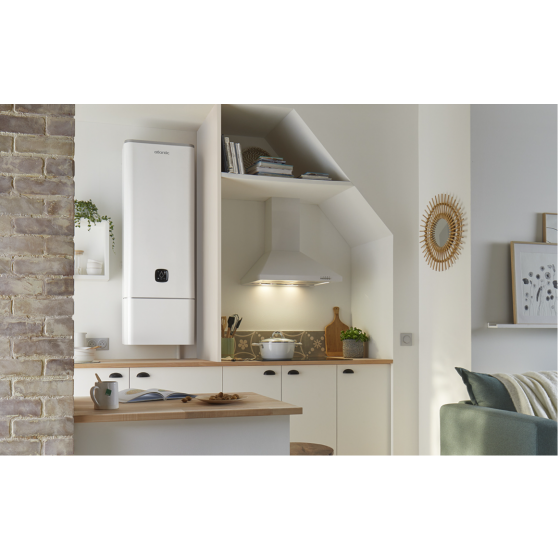 Chauffe-eau plat Linéo Atlantic blanc connecté multiposition