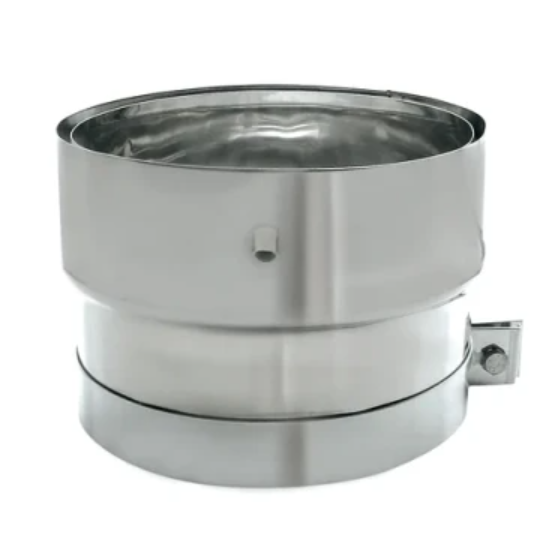 Raccord foyer simple départ sur buse de l'appareil