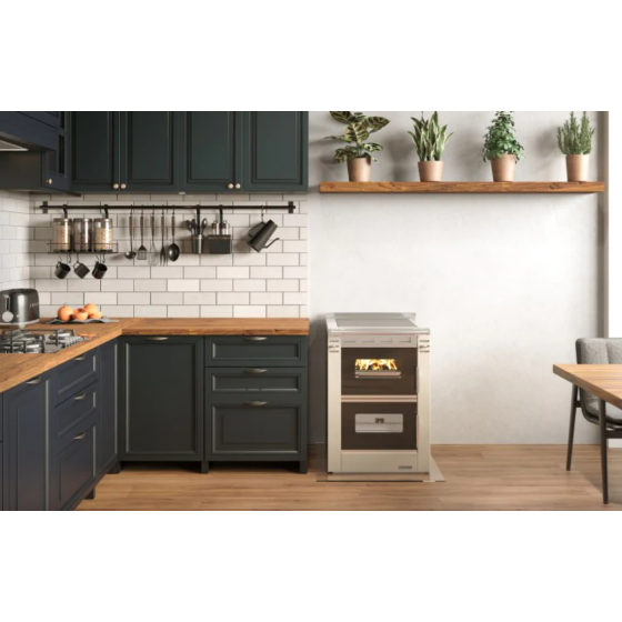 Cuisinière à bois Morvan Cook'R 60 7,5 kW