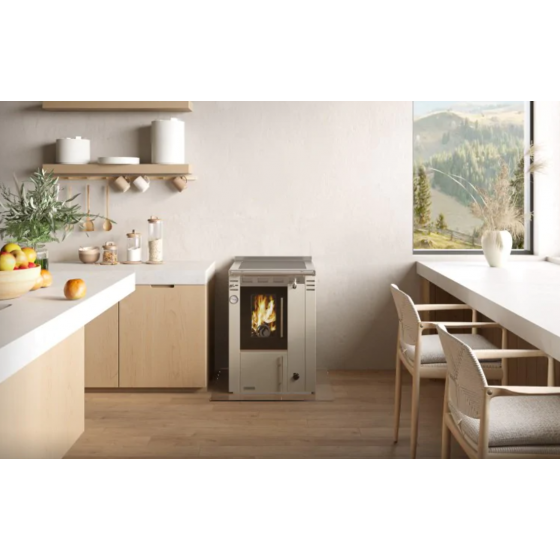Cuisinière à bois hydro Morvan Arthena 10