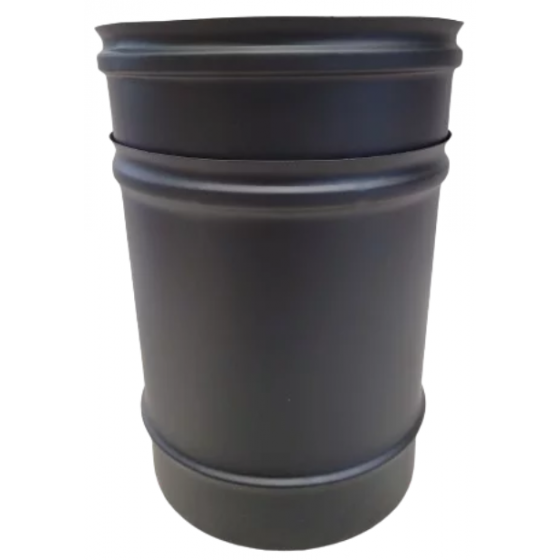 Conduit rigide ajustable double paroi isolé Tubest 257/390 mm noir mat