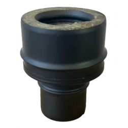 Raccord double paroi / Simple Paroi Tubest noir mat