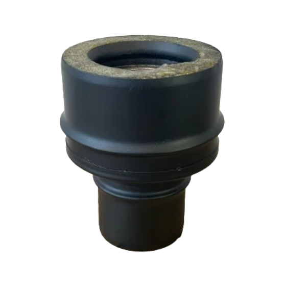 Raccord double paroi / Simple Paroi Tubest noir mat