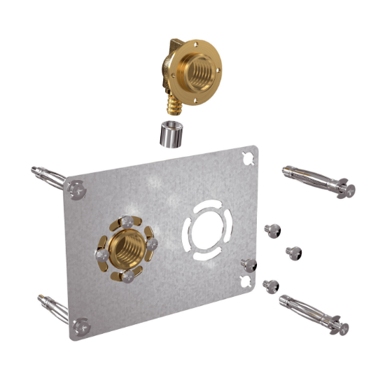 Sortie de cloison Robifix PER à glissement entraxe 50 mm Watts