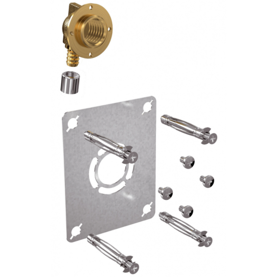 Sortie de cloison PER Robifix à sertir mono Watts