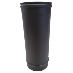 Conduit rigide 0.50 m double paroi isolé Tubest noir mat