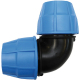 Coude 90° PE à compression