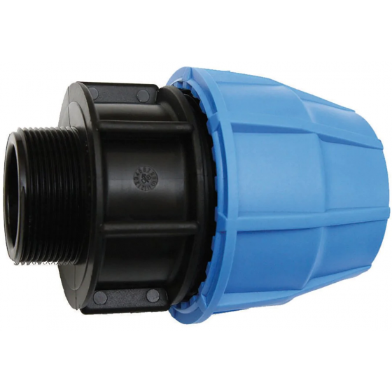 Raccord PVC tube PE Mâle