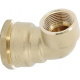 Coude 90° Laiton pour PE Femelle