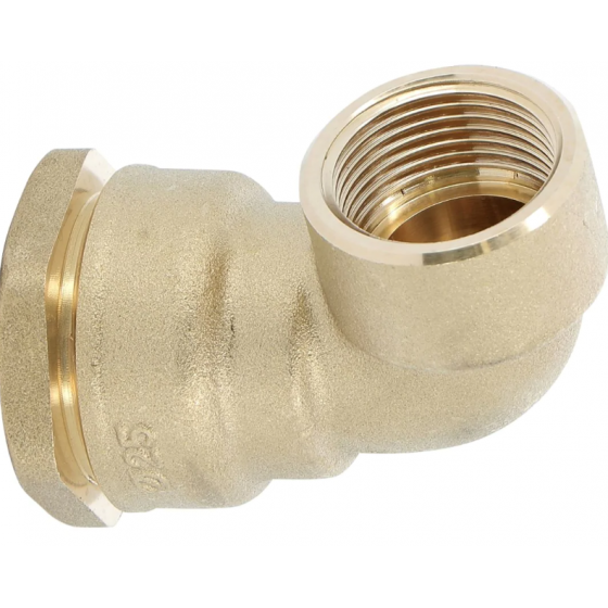 Coude 90° Laiton pour PE Femelle