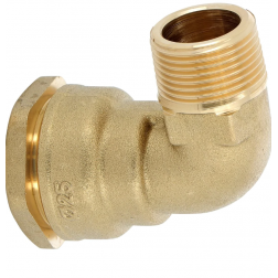 Coude 90 en laiton taraudé mâle pour PE