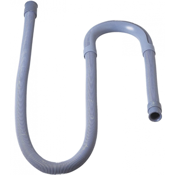 Flexible d'évacuation machine à laver 19 x 24 mm et embouts