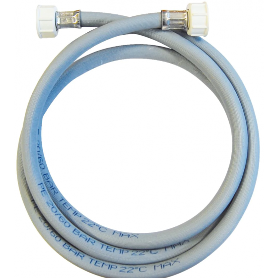 Flexible d'alimentation 10 mm pour machine à laver droit 3/4"
