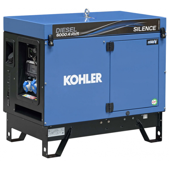 Groupe électrogène SDMO diesel 4,9 kW mono 6000 A Silence C5 - 3499231004203