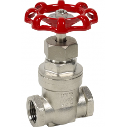 Vanne à opercule monobloc en inox femelle-femelle