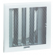 Grille d'air chaud blanc Joncoux décompression de la hotte 191 x 191 - 094011