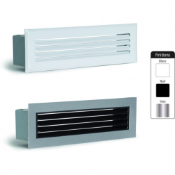 Grille d'air chaud blanc Joncoux décompression faux plafond 190 x 60